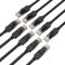 JARNHNG Cable Ethernet de Clase 6 3m, Cable de Lnternet de Alta Velocidad Lnterior/Exterior de 10 Gbps, Saltador Lan RJ45 Negro, Adecuado Para Juegos, Computadoras, Routers, cable de red Ethernet