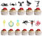 24 Stück Cake Topper, Dekoration für Kuchen, Geburtstag, Zahnstocher, Dekoration von Torten zum Thema Sport, Cupcake Topper für die Party