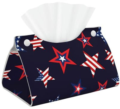 Taschentuchbox mit USA-Flagge, Taschentuchbox, Spender für Gesichtstücher, Servietten, Trocknertücher