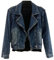 SYDUZAX Giacca di Jeans Uomo Offerte Giacca in Denim Vintage a Maniche Lunghe Tinta Unita Girocollo con Cerniera e Tasche Giacca Elegante Casual Slim Fit Classica in Stile Western