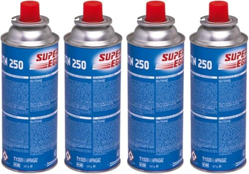 FYSHOP Super Ego - Pack 28 Bombonas SEH003800 - Pack de Cartuchos de Gas Butano SuperEgo 227g para Hornillos Quemadores, Cartucho de Gas para Camping 250