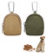 MYGLOAR 2PCS Kleine Leckerli-Tasche ，Leckerlibeutel für Hunde， tragbare Gehbeutel， Kotbeutelhalter, freihändige Hunde-Leckerli-Tasche ，für das Gassigehen & Hundetraining(Militär- und Schlammfarben)