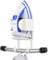 TJ.MOREE Metal Iron Holder Wall Mount - Iron Board Hook, Laundry Rooms (White)