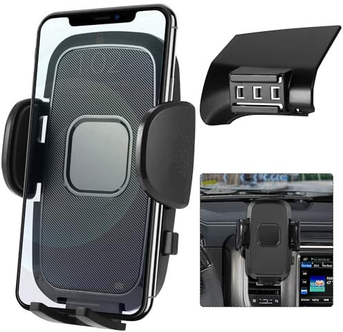 szyuchen Car Cell Phone Holder Mount for Dodge Ram 1500 2500 3500 2018 2017 2016 2015 2014 2013 Accessories, Air Vent Bracket with Custom Base Compatible for 4.0-7.0 Cell Phones