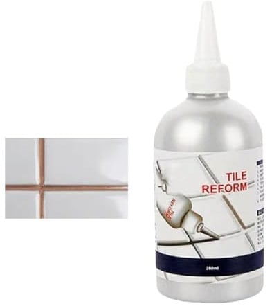 LZYWOD Fliesenfugen-Reparaturset, wasserfester Fliesenreparaturfüller, 280 ml, Reparatur und Erneuerung von Fliesenfugen und Versiegeln von Trockenfugen, schneller Füllstoff