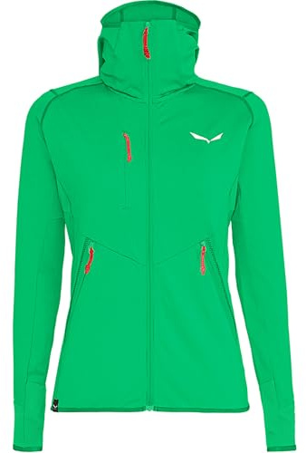 Salewa Damen Agner Hybrid Hoodie Jacke, irish green melange, L