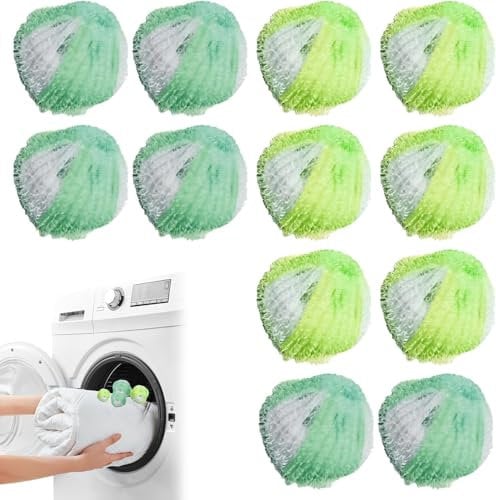 12 Pcs Pet Hair Remover Washing Machine – Dog Hair Remover Laundry Balls, Reusable, Effective Removal for Laundry and Pet Owners