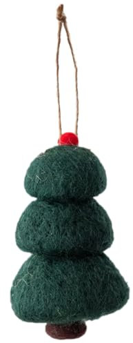 Weihnachtsbaumschmuck aus Wollfilz, Pilz, lebendige Farben, für Feiertage oder den täglichen Gebrauch, Weihnachtsdekoration, Wollfilz