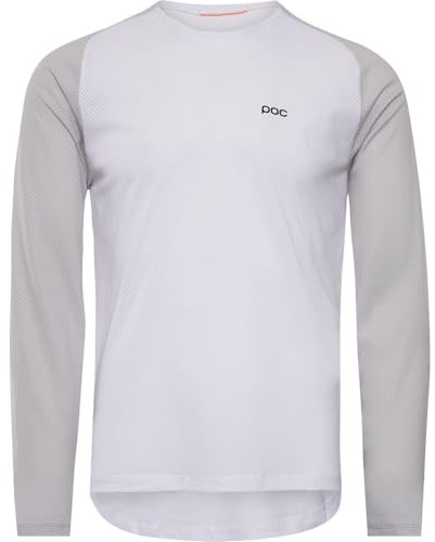 POC Motion Air L/S Jersey Men's – MTB Jersey for MTB and Trail Riding with Lightweight Recycled Polyester mesh, Quick-Drying Moisture Management, Durable snag-Resistant Construction