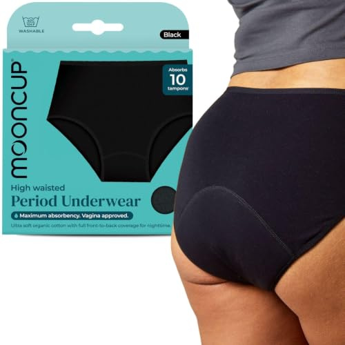 Mooncup Low Waist Periodenunterwäsche Damen Bio Baumwolle Bequem