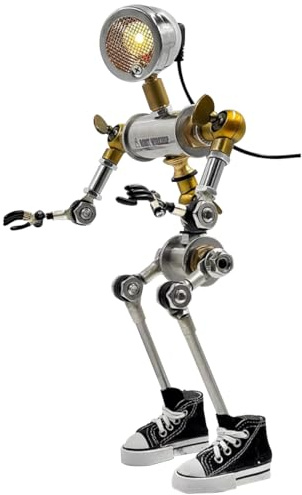 WANENGEDIY Steampunk Roboter-Tischlampe Adventskalender 2025 Geschenke