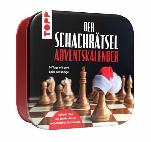 Der Schachrätsel-Adventskalender. 24 Tage mit dem Spiel der Könige. Schachrätsel mit Spielbrett und magnetischen Spielsteinen