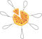 Pizza pendentif porte - clés 7 pièces, amitié porte - clés Pizza cadeau meilleur ami collage photo ami porte - clés cadeau pour écolière et diplômée