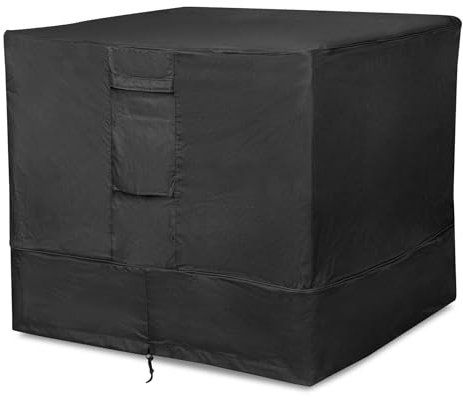 Stanbroil extérieur carré de 86,4 cm de côté Air Conditioner Coque, Noir, carré