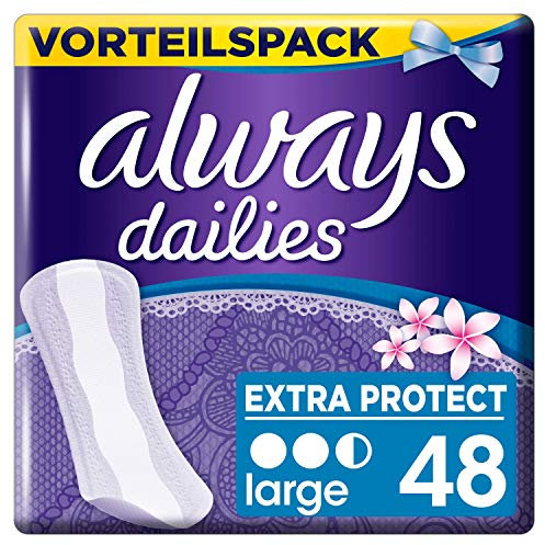 Always Extra Protect Large Fresh Slipeinlagen, 4er Pack (4 x 48 Stück)