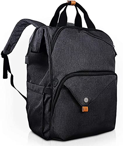 Hap Tim Laptop Backpack 15.6/14/13.3 Inch Laptop Bag Travel Backpack for Women/Men Waterproof School Computer Bag Large Capacity Bookbag for College/Travel/Business (7651EU-DG)