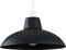 MiniSun | Retro Style Matt Black Metal Ceiling Light Shade | Pendant Lights, Home Décor & Improvement Essential | 288cm Shade Width