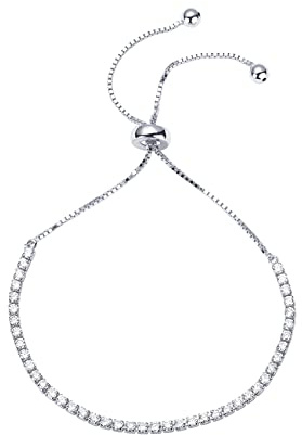 PAVOI 14K Gold Plated Tennis Bracelet for Women | Gold Tennis Bracelet with AAA+ Cubic Zirconia | Diamond, Silver & Diamante Bracelets for Women | Fashionable Jewelry Gift