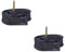 Ecovelò 2 cámaras de Aire 14 x 1,50/1,75, Bebés niños, Negro, 14 POLLICI