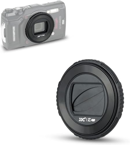 JJC - Copriobiettivo per fotocamera Olympus Tough TG-7, TG-6, TG-5, TG-4, TG-3, TG-2 and TG-1F, ricambio per Olympus LB-T01
