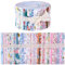 Wamkon Lot de 40 rouleaux de gelée, 6,25 x 100 cm, en coton, pour patchwork, couture, artisanat