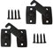 QCAA Solid Brass Shutter Bar/Door Latch, 7/8 x 2-3/32, ORB US10B (Oil-Rubbed Bronze), 2 Pack, Made in Taiwan