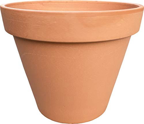 FRANCACOR Maceta Barro Terracota Natural (nº 12-13,5 x 11,5 cms)