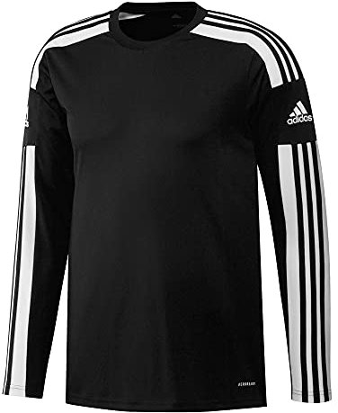 adidas Herren Squadra 21 Long Sleeve Jersey, Black/White, S