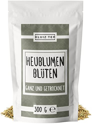 Heublumenblüten für Heublumendampfbad - 300 Gramm I Heublumen Sitzbad Schwangerschaft by KLUIZ TEA