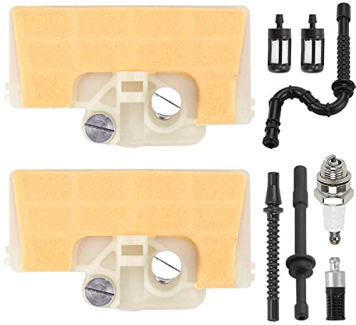 ZAMDOE 2 Stück Luftfilter für STIHL 029 039 MS290 MS310 MS390 Kettensäge, mit Kraftstofffilter Zündkerze Ölfilter Kraftstoffleitung