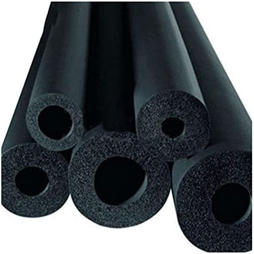 EONME Tube Tuyau D'isolation Thermique, Ignifuge Conduits Isolants Insul en Mousse Diamètre Intérieur De 6/43/76/89/110mm pour Solaire Isolation Extérieure Protection Tuyaux (Taille : 6mmx9mmx1.7m)