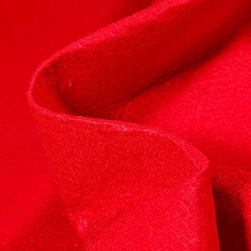 Craftine Tissu Feutrine 180 cm Rouge griotte - par 50 cm