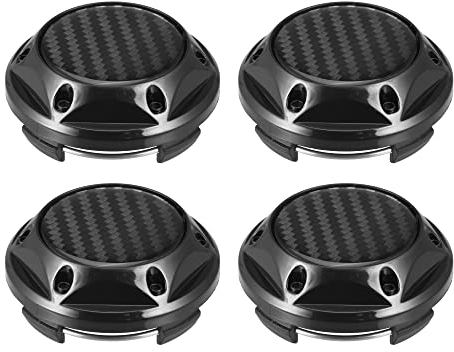 A ABSOPRO Nabendeckel Radnabenkappen 67mm Universal Felgenkappen Nabenkappen ABS Felgendeckel Für Radnaben Auto 4 Stück