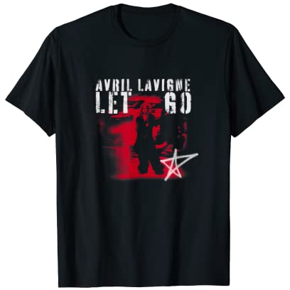 Offizielle Avril Lavigne Let Go Sprühfarbe T-Shirt