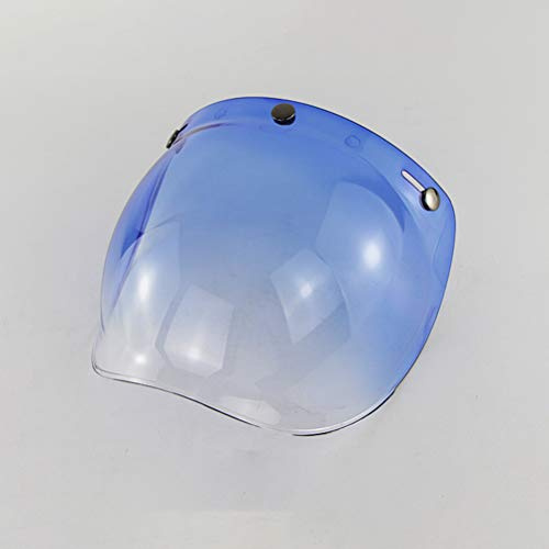 Keenso Helm Blase, Jethelm Visier Motorrad Helm Blase Visier Blase Motorrad Helme Zubehör (Blau)