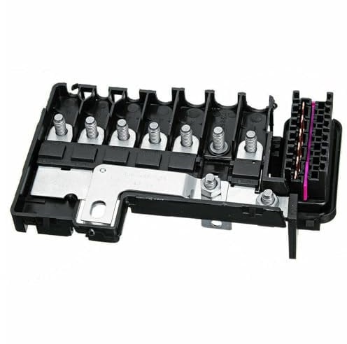 Bohaner 6R0937548C Car Battery Fuse Box Fuse Box Battery Terminals Block Holder Battery Terminal Accessories 6R0937548F For VW Jetta MK6 Polo Santana Skoda
