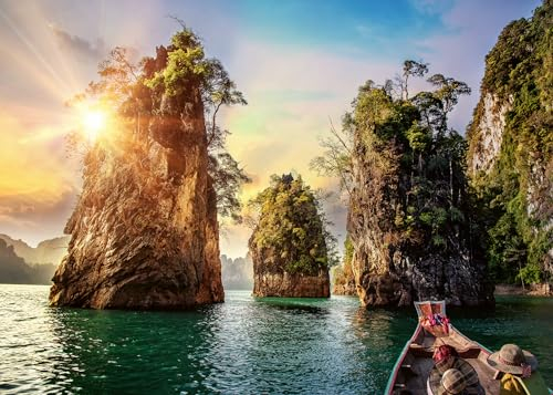 Ravensburger Puzzle 12000001 - Three Rocks in Cheow, Thailand - 1000 Teile Puzzle für Erwachsene und Kinder ab 14 Jahren, Puzzle mit Natur-Motiv