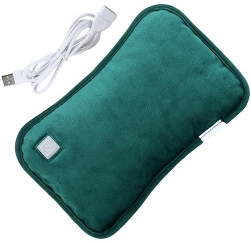 YARNOW 5 Stück Wasserloser Handwärmer Handwärmebeutel Handwärmerbeutel Elektrische Wasserflasche Wärmbeutel Flaschenwärmer USB-Heizung Wasserbeutel Tragbare Bettheizung