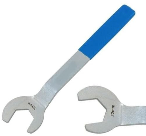 32mm Fan Hub Wrench for BMW/Ford | 270mm Long | Slim Design | PVC Handle Automative Workshop Handy Tool