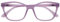 OPULIZE KAT Lesebrille - Cat-Eye Katzenaugen-Fassung - Mattes Lila - Herren & Damen - Federscharniere - R59-5 - +2.50