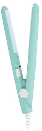 Plancha de Pelo de Hierro Plano 2 en 1, Mini Plancha de Pelo con Placa de Turmalina de Cerámica Flotante, Rizador Plano de Calentamiento, Apto para Todo Tipo de Cabello,