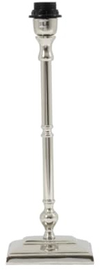 Tischleuchte Rechteck Chrom Poliert Tischlampe Höhe 41cm