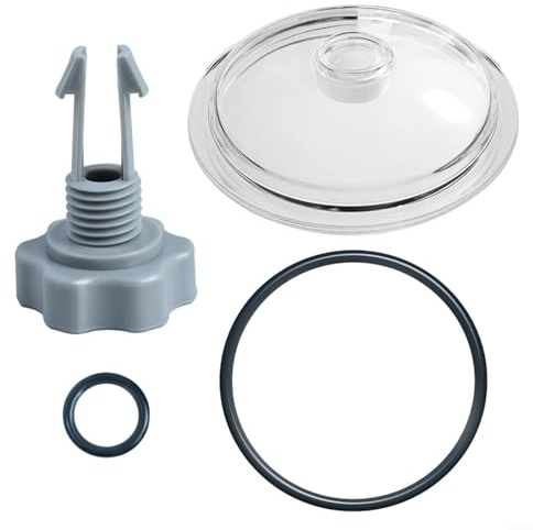 URPIZY Couvercle de piège à Feuilles avec Joint torique et Valve pour Pompe à Filtre à Sable pour Intex SF80110-1 30,5 cm
