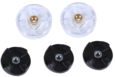 2 Pair Plastic Base Gear and Blade Gear with One More Blade Gear, in Total 2 Base Gears 3 Blade Gears Suitable for Blender Mb1001 250w Juicer