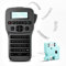 VolenGo Tragbares Beschriftungsgerät, Etikettiergerät mit QWERTZ Tastatur, Etikettendrucker mit 12mm Schriftbändern, LM1600 Bluetooth Label Maker, Portable Label Printer with LCD-Display