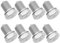 WYYFXY® 8 Stück Ablassschraube Öl mit Dichtring, Ölschraube M14 × 1,5cm Stahl Ölablassschraube mit Unterlegscheibe Gewinde Kompatibel mit N90813202 für Ölwannenwanne Autos