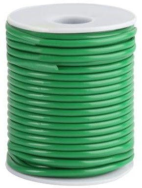 Alambre Jardin para Plantas, 3,5 mm x 20 m Alambre Verde Jardin, Alambre Plastificado Verde Alambre de Jardín Recubierto Verde para Plantas Soporte Valla Jardin Flores Jardinería Tomateras