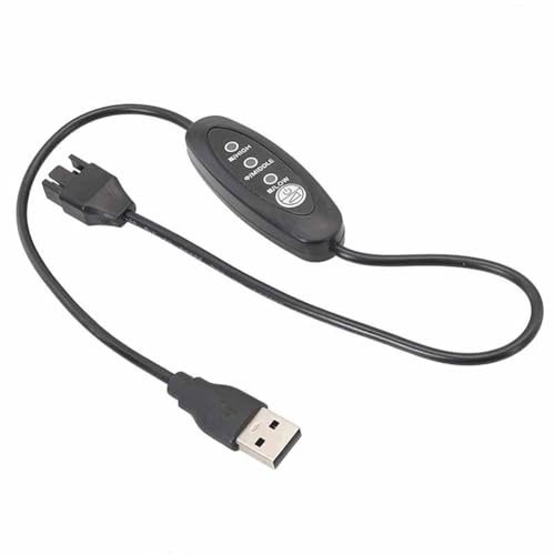 GIWFBQTR USB 5V to 12V Boost Fan Cable Adjustable USB to 4 Pin Fan Cable 3 Gears Adjustable Speeds USB to 12V Chassis Fan Cable