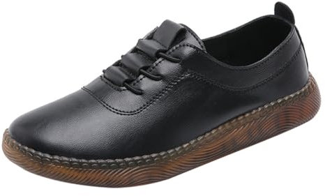COLLBATH 1 Paar Faule Lederschuhe Damen Kleid Schuhe Turnschuhe Frauen Damenschuhe Schuhe Für Frauen Flache Sneaker Für Damen Sportschuhe Damen Weibliche Turnschuhe Sohle: Gummi Weiß