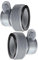 IHLOOTD Adaptateur Tuyau Piscine B, 4 Pièces Adaptateur de Tuyau de Piscine pour piscines INTEX, Raccord Pompe Piscine, Adaptateur de Conversion de Tuyau B pour Raccords 1,5 (B)